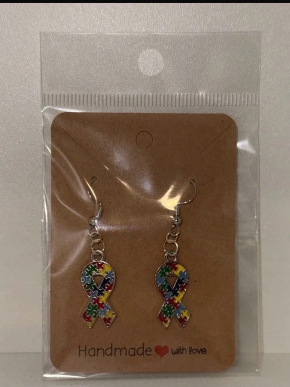 Handmade Autism Awareness Earrings